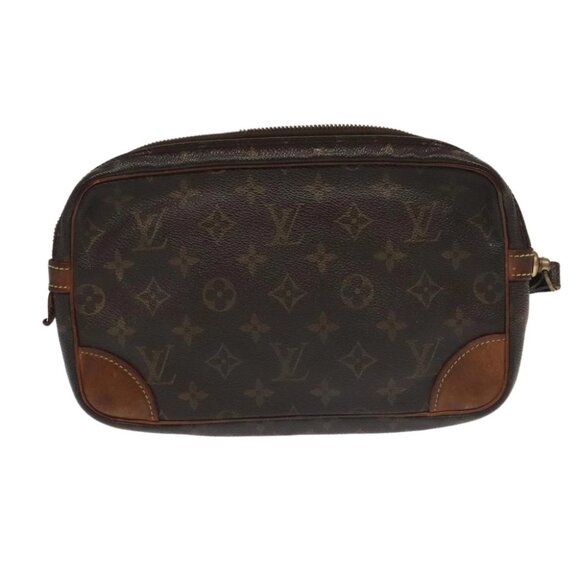 LOUIS VUITTON Monogram Marly Dragonne GM Clutch Bag M51825 LV Auth 95093 - Picture 3 of 16